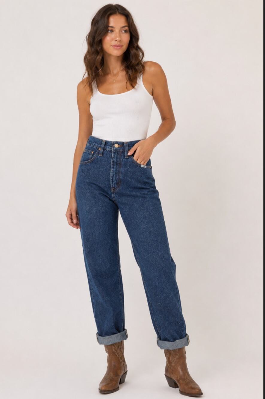 Vintage 80's Wrangler Jeans High Waisted Rodeo Jeans Sz 4 Women's Cowboy Ranch